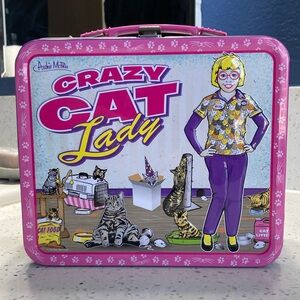Archie Mcphee Crazy Cat Lady Lunchbox